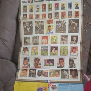 Chef Boyardee Baseball Card Poster